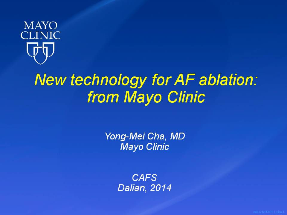 New Technology For Af Ablation From Mayo Clinic