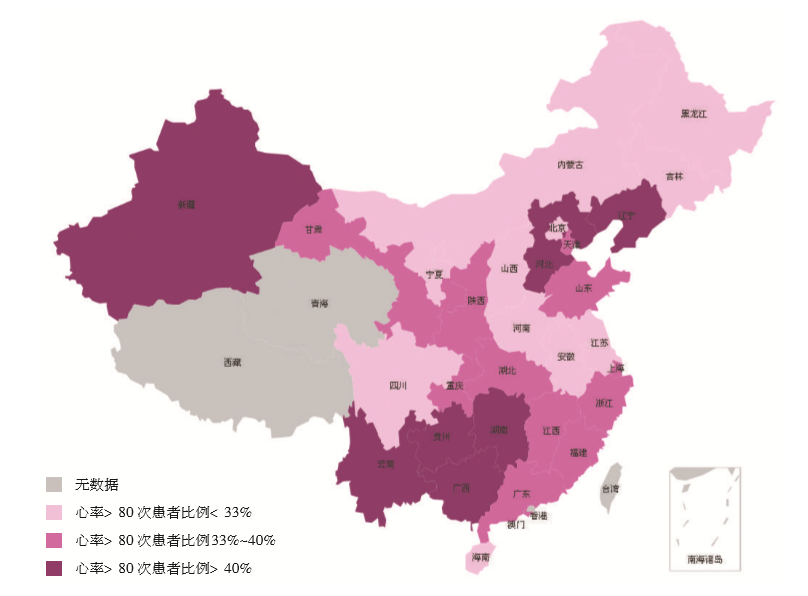 中国高血压患者心率地图首次发布 数据提示，中国高血压患者心率管理亟待改善
